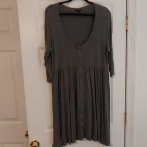 Torrid Grey Skater Dress